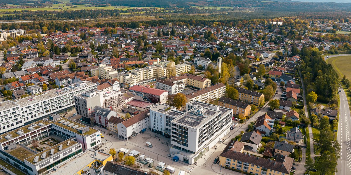 Geretsried Mitte_Foto1_Luftbild_ DJI_0099-Pano_©StadtGeretsried, © Stadt Geretsried Geretsried Mitte_Foto1_Luftbild_ DJI_0099-Pano_©StadtGeretsried, © Stadt Geretsried