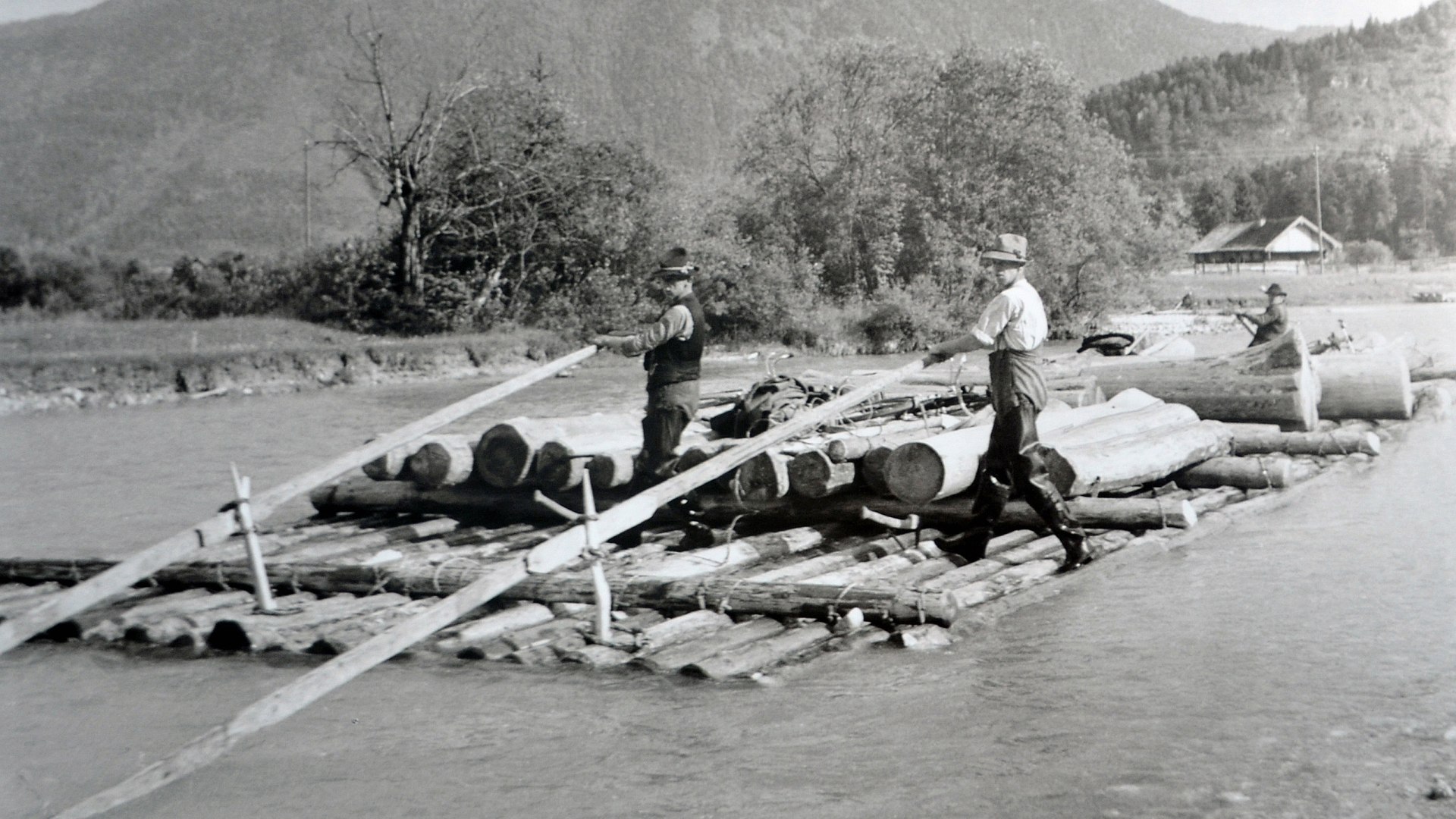 Flößer, © Erika Groth-Schmachtenberger Flößer, © Erika Groth-Schmachtenberger