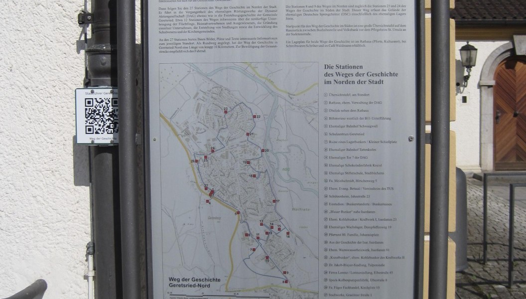 Übersichtstafel, © Tölzer Land Tourismus Übersichtstafel, © Tölzer Land Tourismus