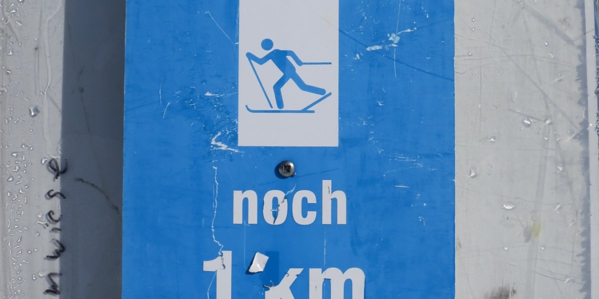 Loipenhinweisschild, &copy; T&ouml;lzer Land Tourismus