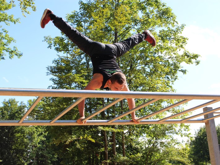 Training im Freien, © Stadt Geretsried