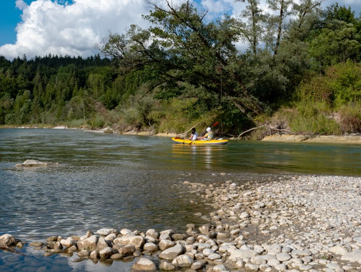 Bootfahren Isar, &copy; Marianne Hagl