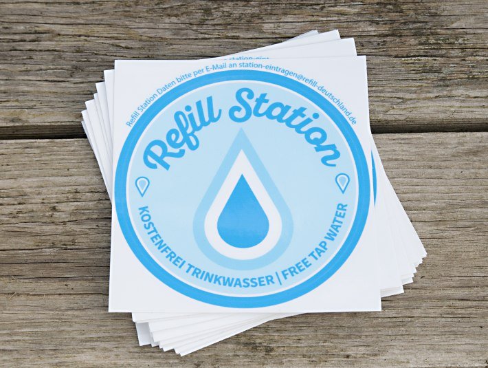 Refill Sticker, &copy; Refill Deutschland