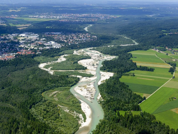 Isarauen bei Geretsried, &copy; Lippert
