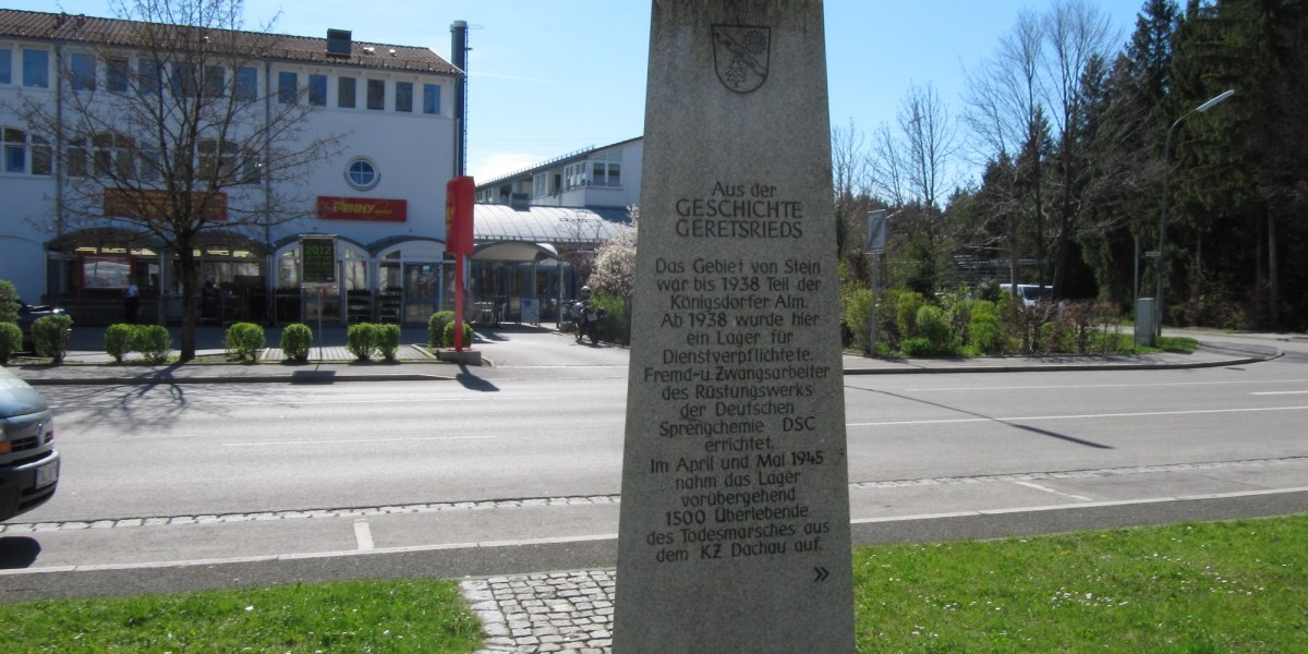 Stele Weg der Geschichte Süd, © Tölzer Land Tourismus