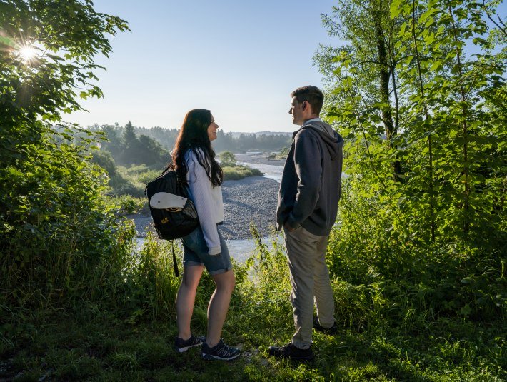Wandern an der Isar, &copy; Bernd Ritschel